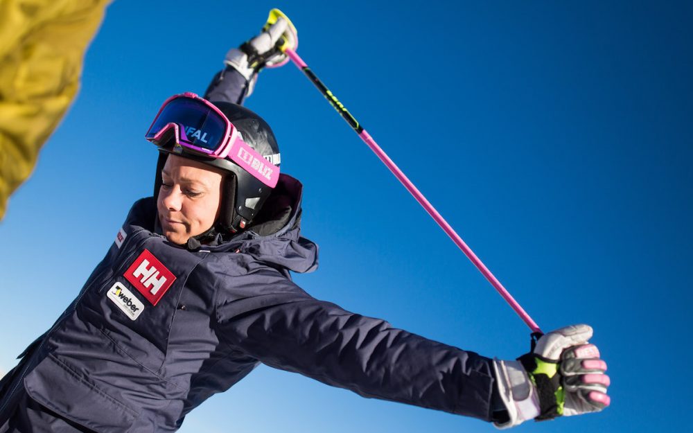 Olympiasiegerin Frida Hansdotter ist bereit für den Weltcup-Auftakt im Slalom. – Foto: GEPA pictures