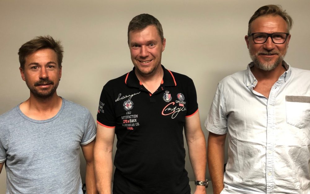 Reto Huber (links) löst Stefan Abplanalp als Cheftrainer des von Dres Zenger präsidierten SAK Haslital-Brienz ab. – Foto: zvg