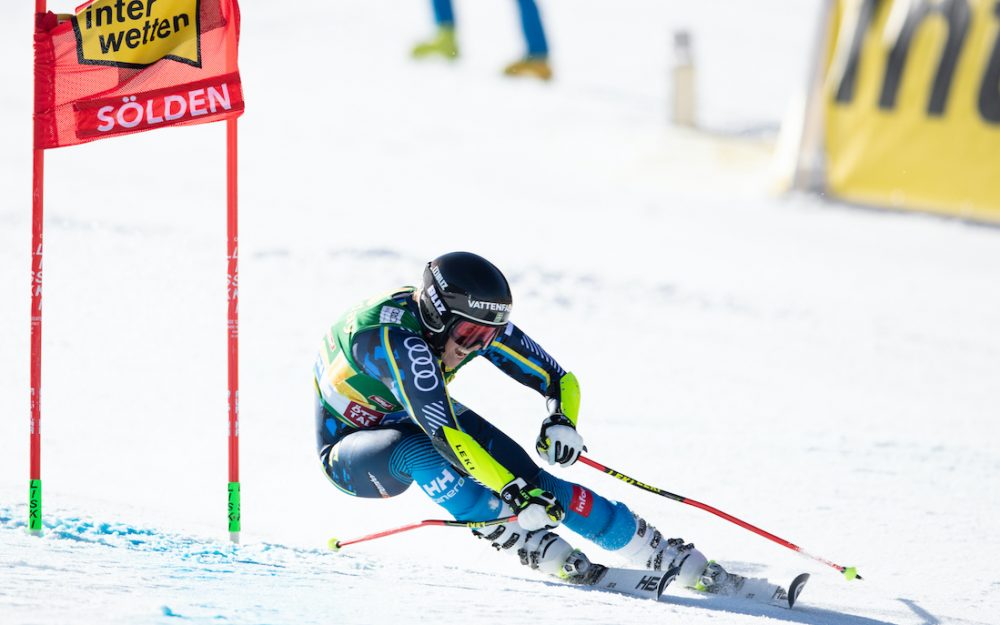 Sara Hector war 2019 die einzige Schwedin, die im Sölden-Klassement geführt werden konnte. – Foto: GEPA pictures