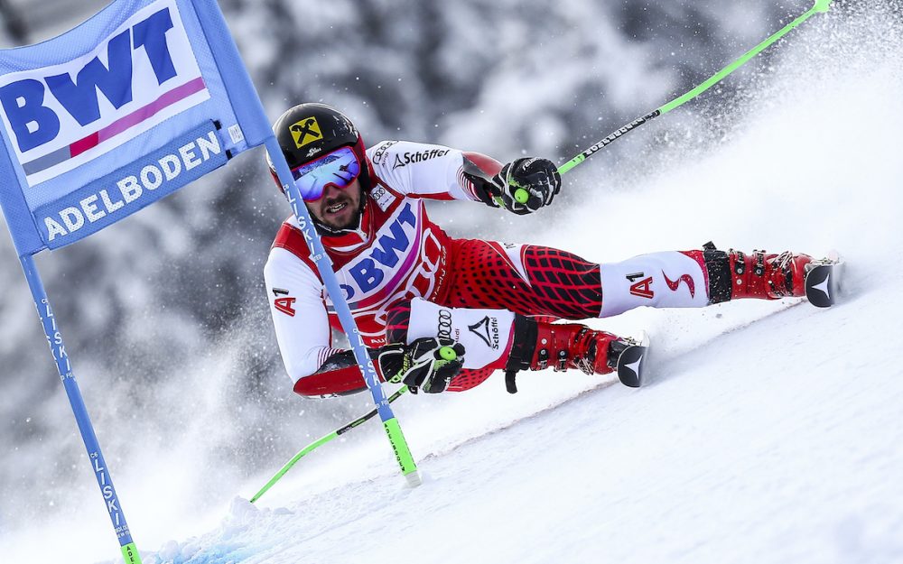 Und zum achten Mal heisst der Sieger in Adelboden Marcel Hirscher. – Foto: GEPA pictures