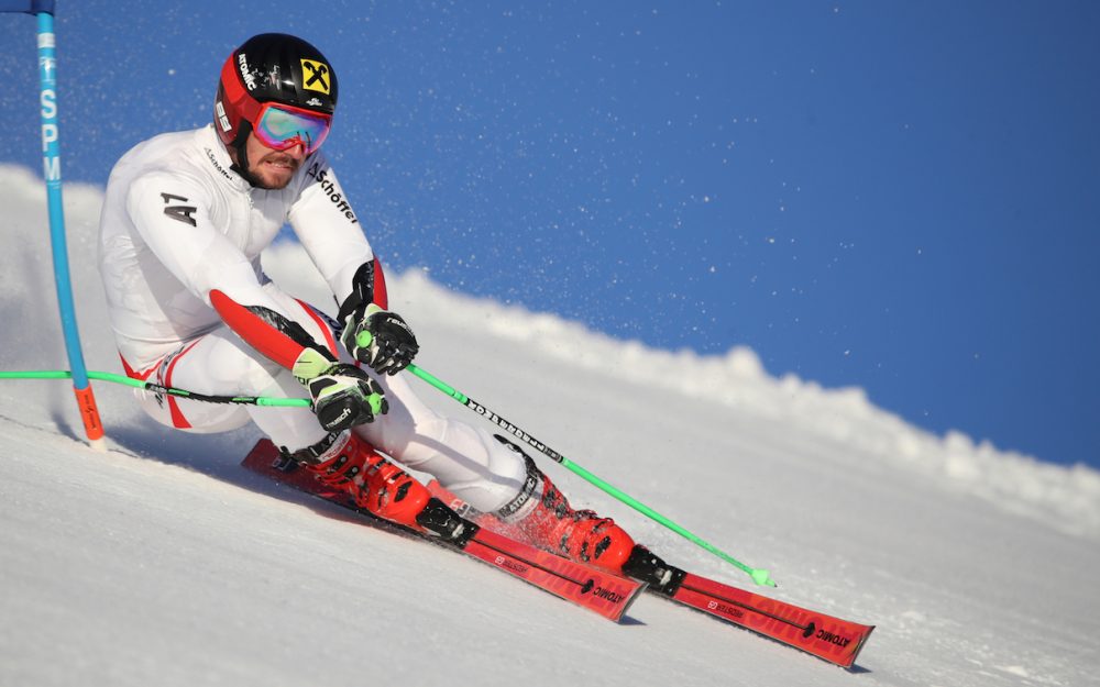 Ist Marcel Hirscher bald mit "chinesischen" Atomic-Skiern unterwegs? – Foto: GEPA pictures