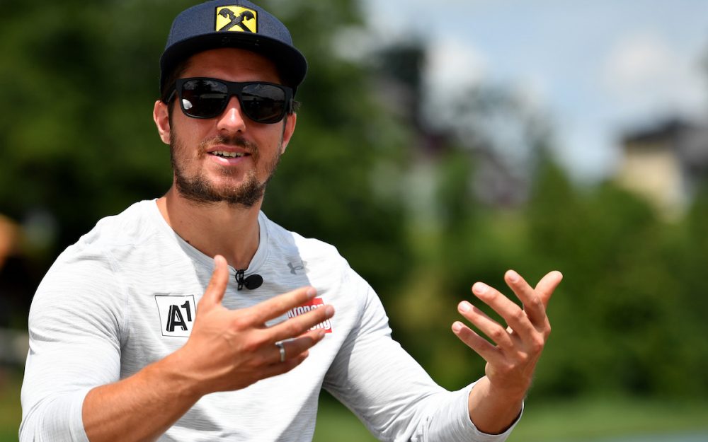 Marcel Hirschers Sommerpause ist zu Ende Immer Sommer erklärte Hirscher die Zukunft, und diese hat jetzt mit dem Schneetraining begonnen. – Foto: GEPA pictures