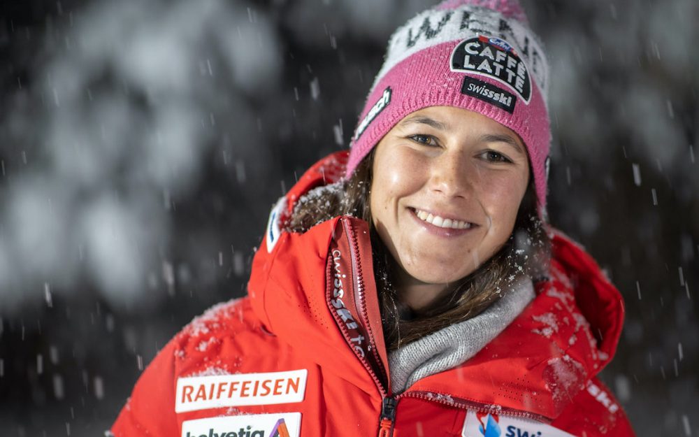 Das „Sölden-Team“ plus 2 für Courchevel Wendy Holdener. – Foto: GEPA pictures