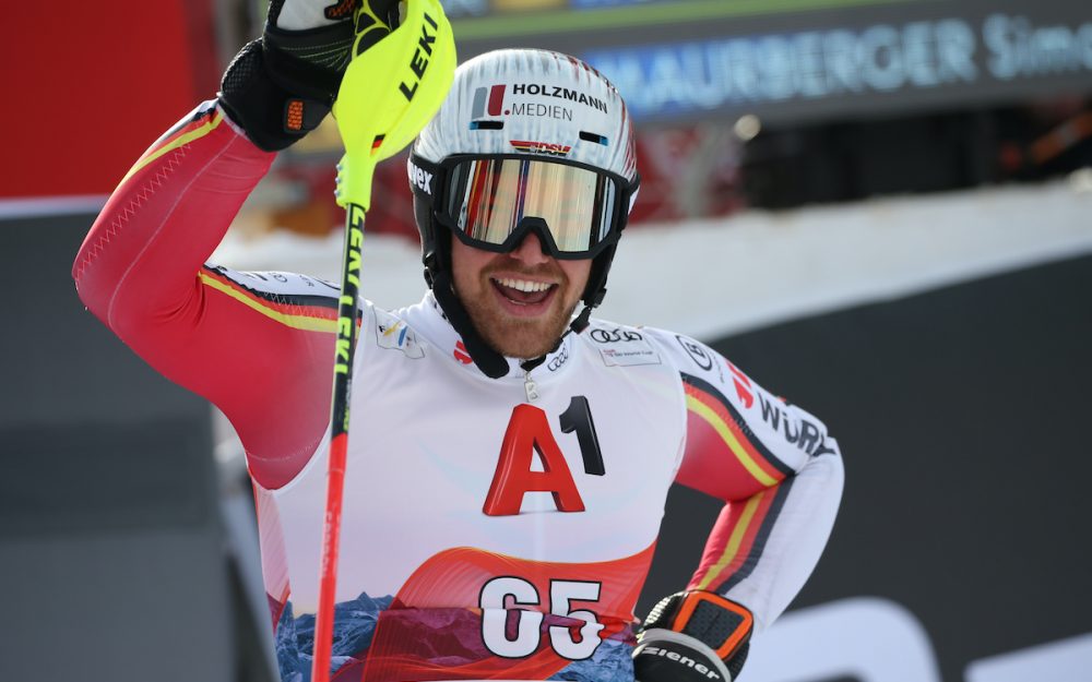 Sebastian Holzmann nach seiner Slalom-Fahrt in Kitzbühel. – Foto: GEPA pictures
