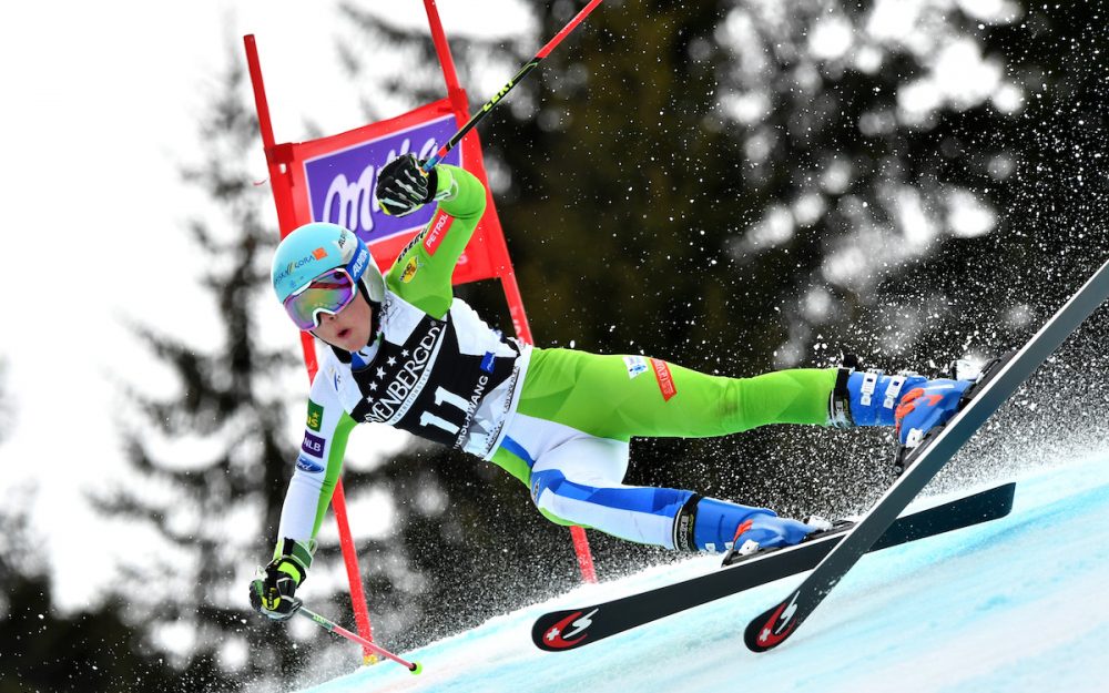 Meta Hrovat: „Ich hatte Tränen in den Augen“ Meta Hrovat in Action. – Fotos: GEPA pictures