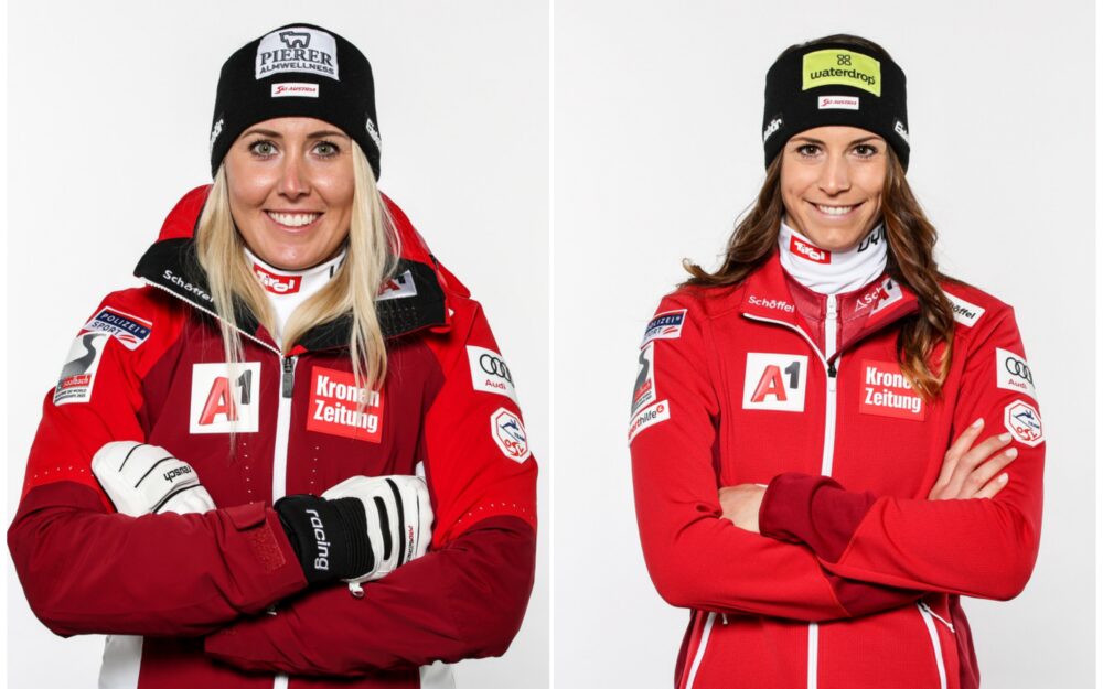 ÖSV-Duo lanciert den Speed-Winter mit Siegen Cornelia Hütter und Mirjam Puchner (rechts) holen sich in Copper Mountain je einen Sieg. – Fotos: GEPA pictures