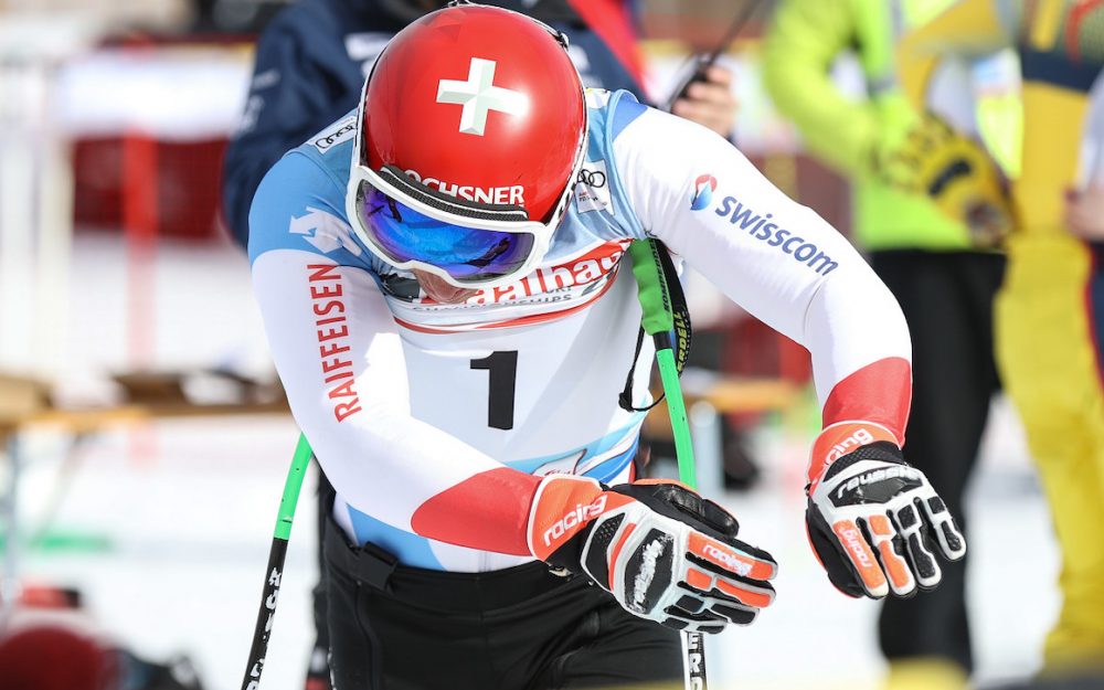 Jetzt greift auch Carlo Janka ins Geschehen ein Carlo Janka. – Foto: GEPA pictures