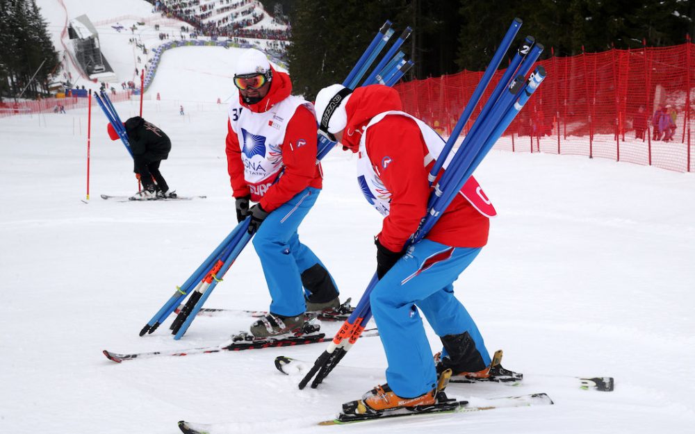 Heute kein Europacup-Slalom am Oberjoch. – Symbolbild (aus Jasna): GEPA pictures