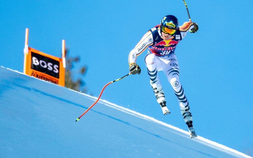 Simon Jocher muss auf die Kitzbühel-Rennen verzichten Simon Jocher beim 1. Training. – Foto: GEPA pictures