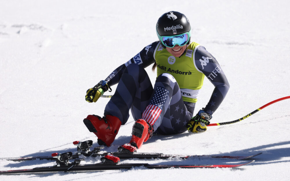 Breezy Johnson wird von der USADA für 14 Monate gesperrt Breezy Johnson. – Foto: GEPA pictures