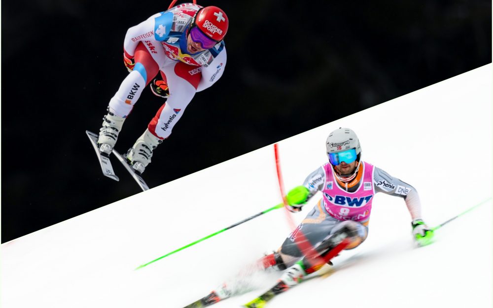 Abfahrt/Super-G sowie Slalom/Riesenslalom sollen mit je 18 Rennen im Weltcupkalender 2021/22 vertreten sein. – Fotos: GEPA pictures