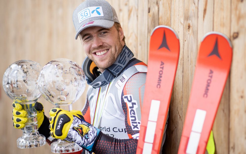 Auch 2022/23 der Leader des norwegischen Männer-Teams: Aleksander Aamodt Kilde. – Foto: GEPA pictures