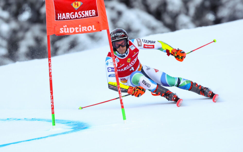 Zan Kranjec – Leader nach dem 1. Lauf des Riesenslaloms von Alta Badia. – Foto: GEPA pictures