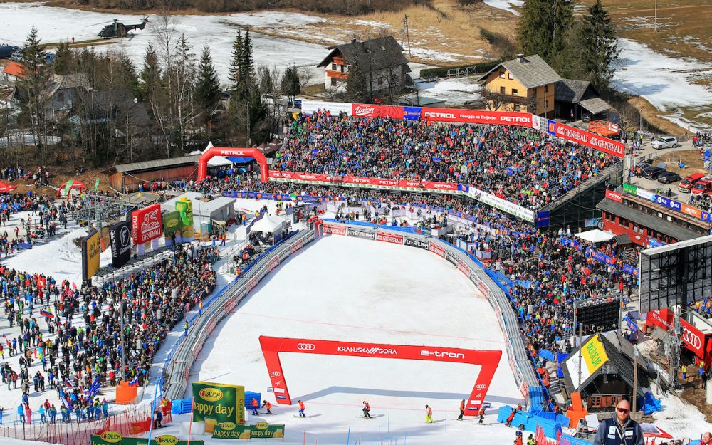 Die Maribor-Rennen der Frauen finden in Kranjska Gora statt.