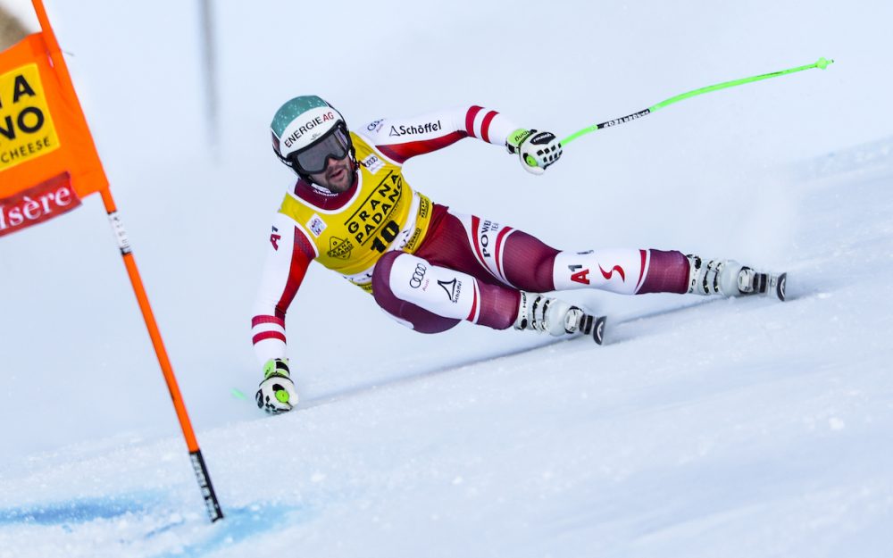 Vincent Kriechmayr war im Abschlusstraining von Val d'Isère der Schnellste. – Foto: GEPA pictures