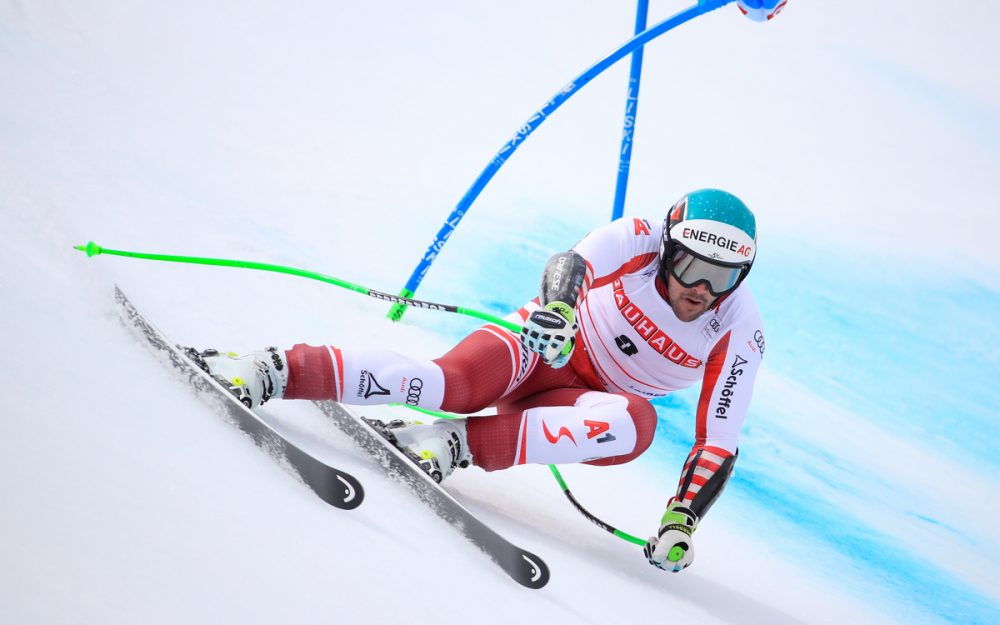 Vincent Kriechmayr unterwegs zum dritten Weltcup-Sieg 2021/22. – Foto: GEPA pictures