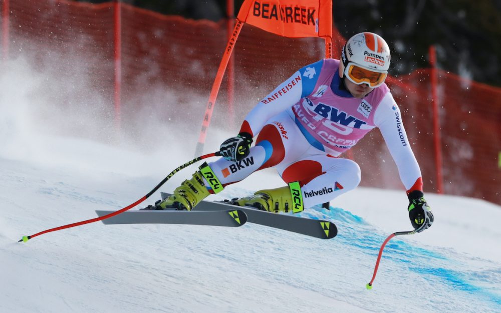 Urs Kryenbühl (hier in Beaver Creek) – kaum zurück in Europa, schon auf dem Podest. – Foto: GEPA pictures