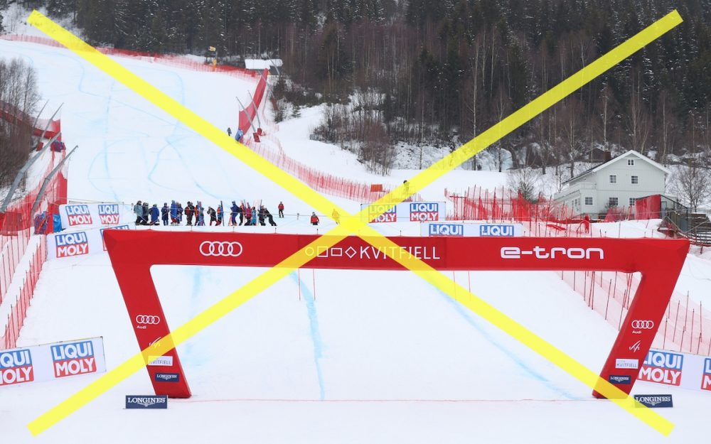 Weltcup-Rennen in Kvitfjell abgesagt