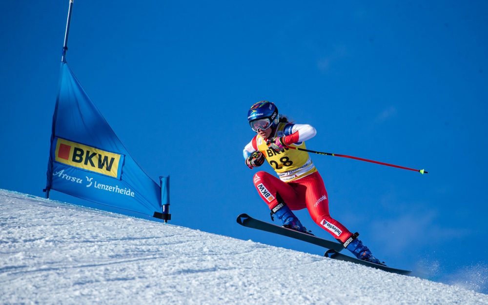 Saskja Lack – hier beim Weltcup-Rennen von Arosa. – Foto: GEPA pictures