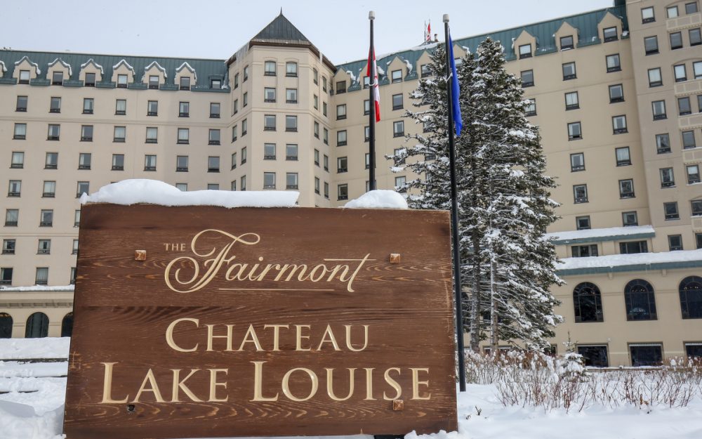 Das Fairmont-Hotel von Lake Louise. – Foto: GEPA pictures