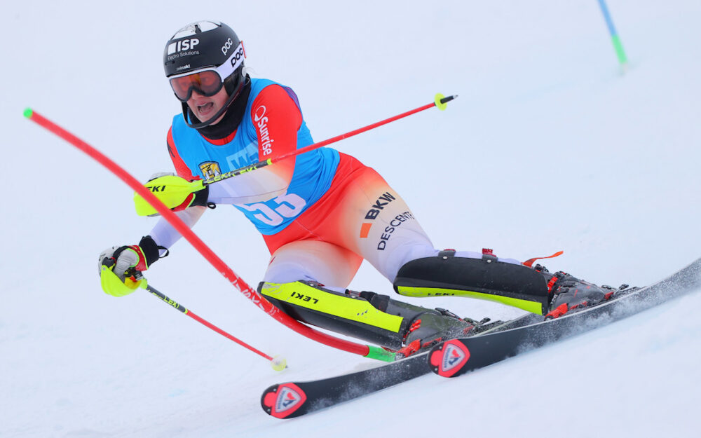 Chiara Lanz (hier beim Europacup in Mayrhofen). – Foto: GEPA pictures