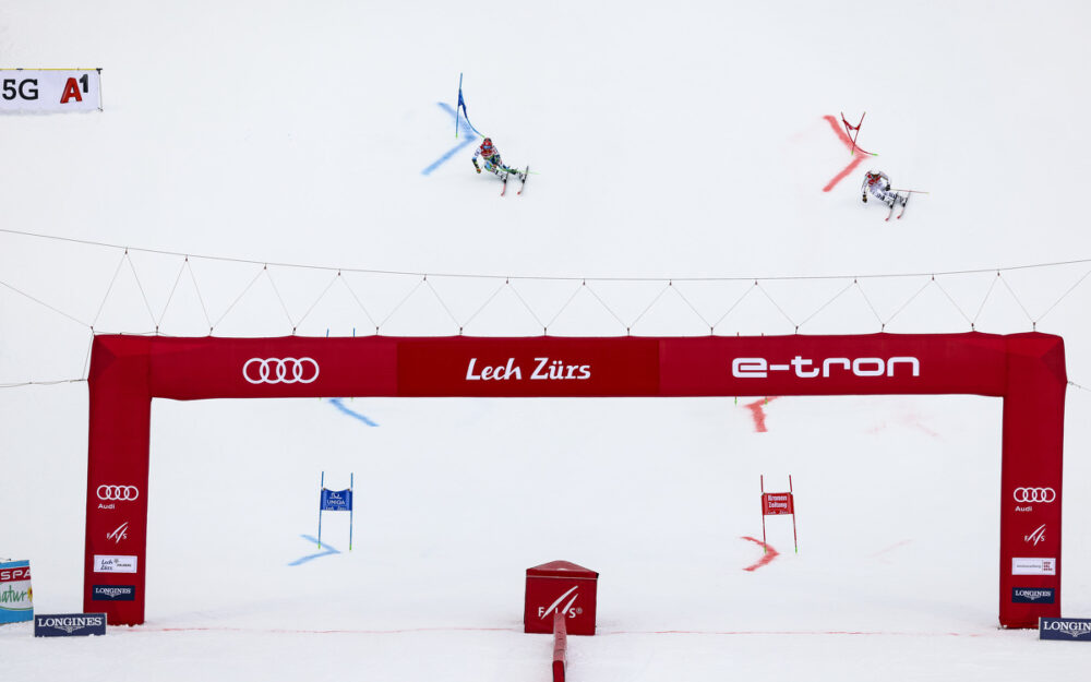 Noch besteht die kleine Hoffnung, dass in Lech/Zürs die Parallel-Rennen gefahren werden können. – Foto: GEPA pictures