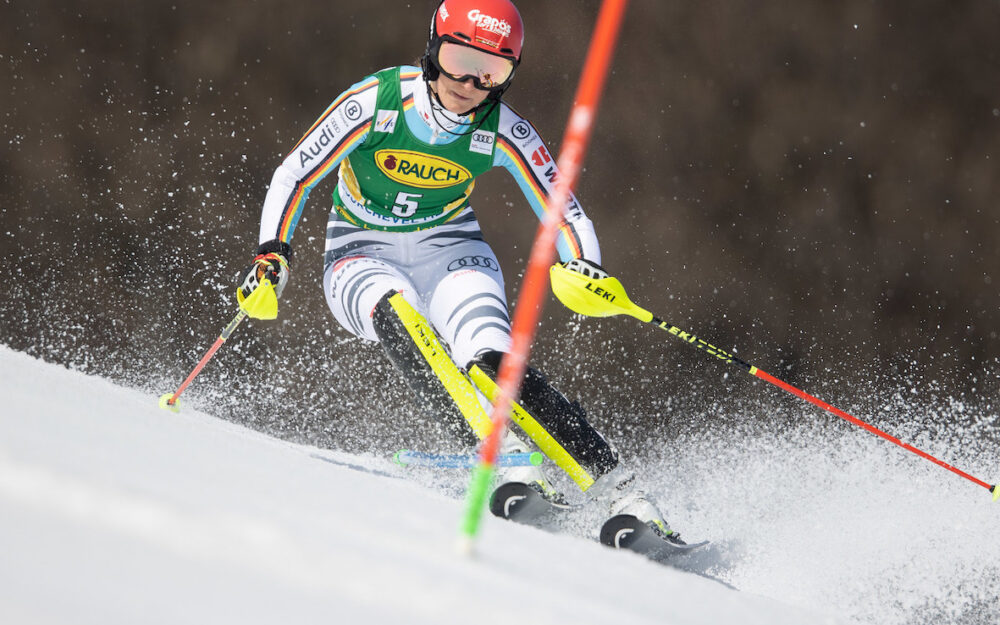 Lena Dürr führt das deutsche Aufgebot für die Weltcup-Slaloms von Levi an. – Foto: GEPA pictures