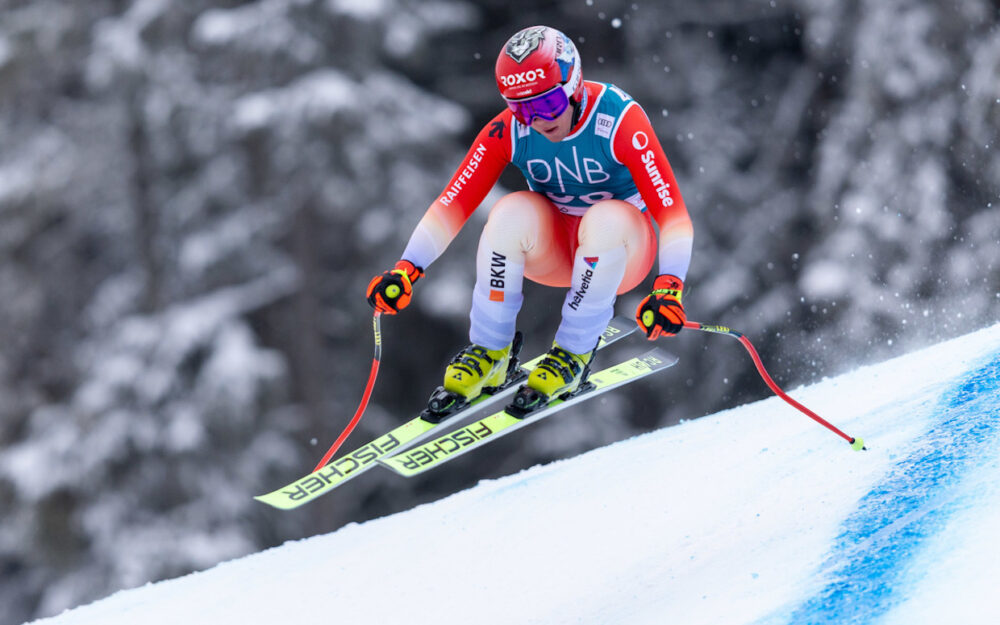 EC: Livio Hiltbrand gewinnt das Rennen und die Abfahrtswertung Livio Hiltbrand. – Foto: GEPA pictures