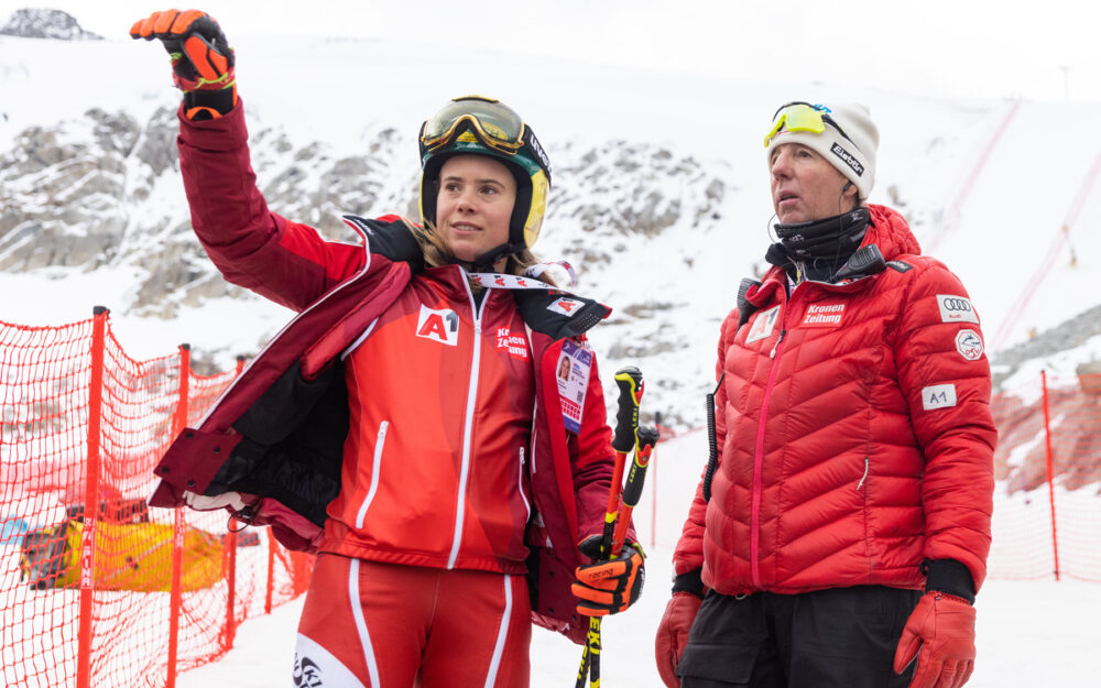 Katharina Liensberger und Livio Magoni gehen wieder getrennte Wege. – Foto: GEPA pictures
