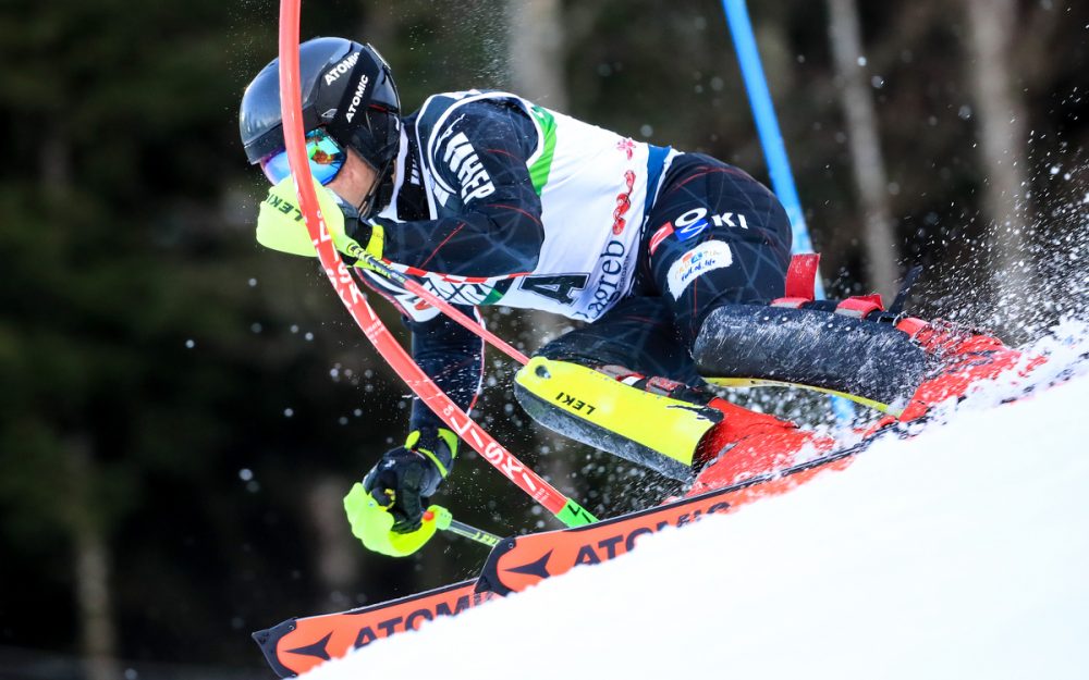 2021 war Tvrtko Ljutic in Zagreb als Vorfahrer im Einsatz, am 5. Januar 2022 gibt er beim Heimrennen sein Debut im Weltcup. – Foto: GEPA picutres