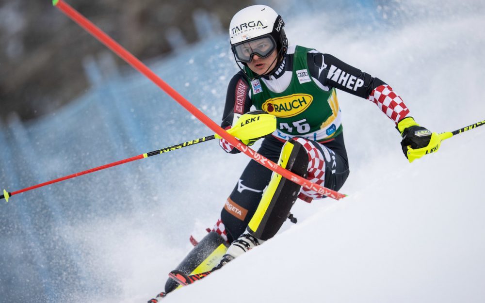 Junioren-WM: Zrinka Ljutic ist Kroatiens erste Junioren-Weltmeisterin Zrinka Ljutic fährt an den Junioren-Weltmeisterschaften in Panorama überlegen zu Slalom-Gold. – Foto: GEPA pictures