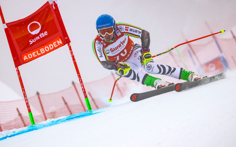 Stefan Luitz – hier beim Rennen in Adelboden – kann in Aspen nicht starten. – Foto: GEPA pictures