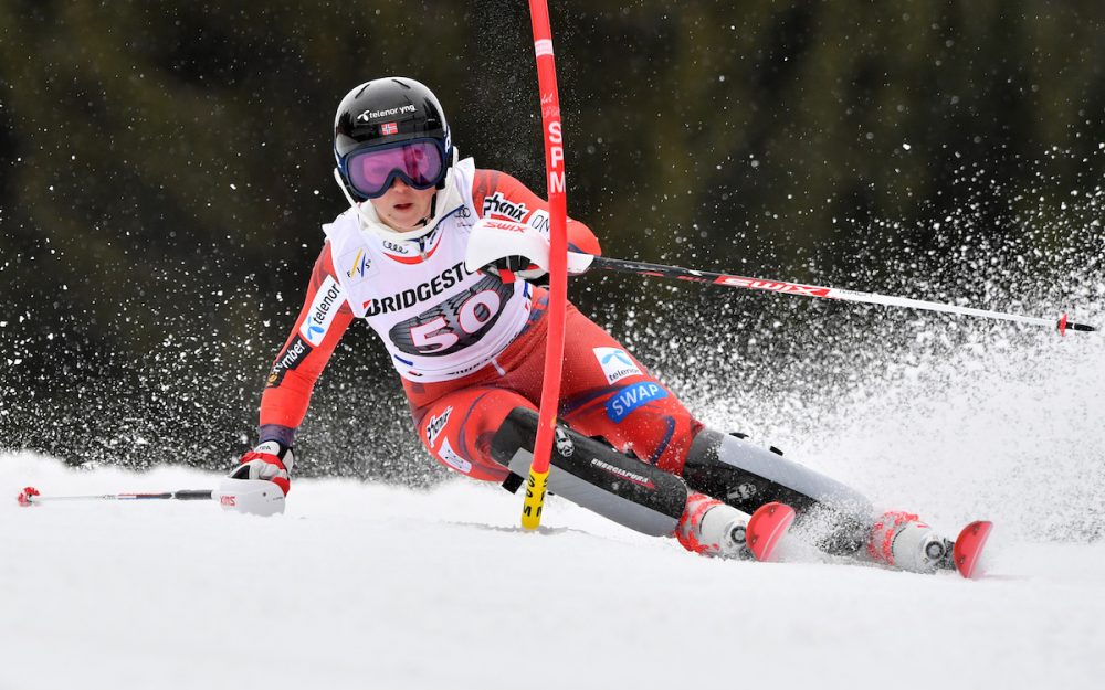 Kristin Lysdahl war in La Parva die beste Slalomfahrerin. – Foto: GEPA pictures