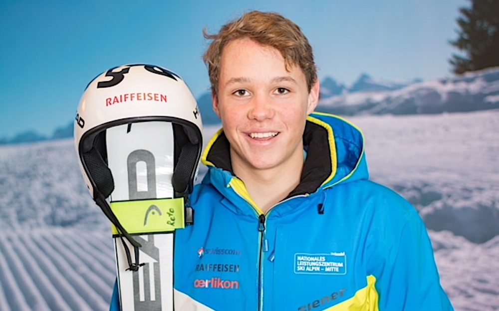 „Hallo, ich bin Reto und habe nur ein Ziel“ Reto Mächler hat für seine zweite FIS-Saison klare Vorstellungen. – Foto: zvg
