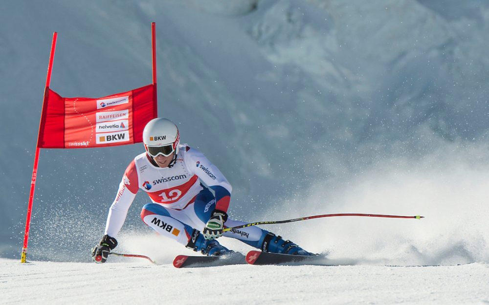 Nils ani gewinnt auch die zweite FIS-Abfahrt in Val Gardena. – Foto: zvg / Swiss Ski