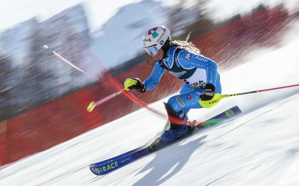 Acht Italienerinnen für Levi nominiert Marta Bassino kann auch Slalom. – Foto: GEPA pictures