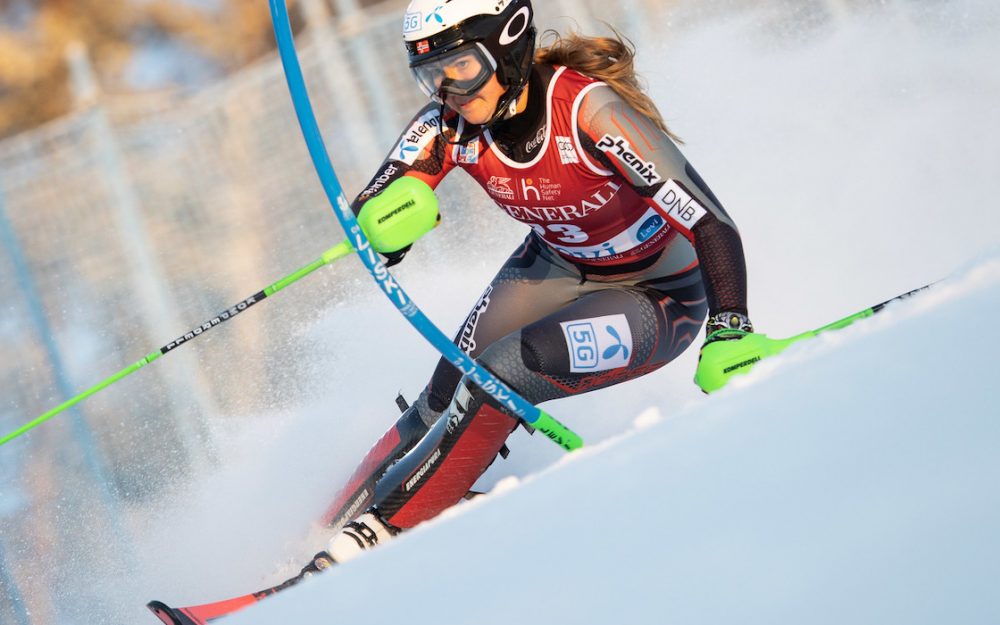 Keine weiteren Skirennen für Marte Monsen im Winter 2021/22. – Foto: GEPA pictures