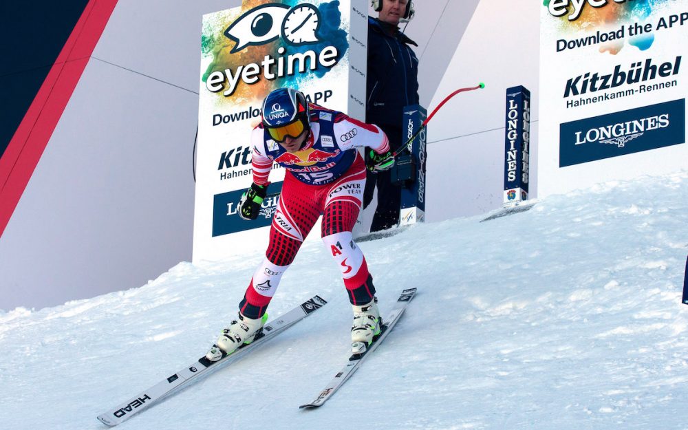 Matthias Mayer hat im 1. Training auf der Streif für die Tagesbestzeit gesorgt. – Foto: GEPA pictures