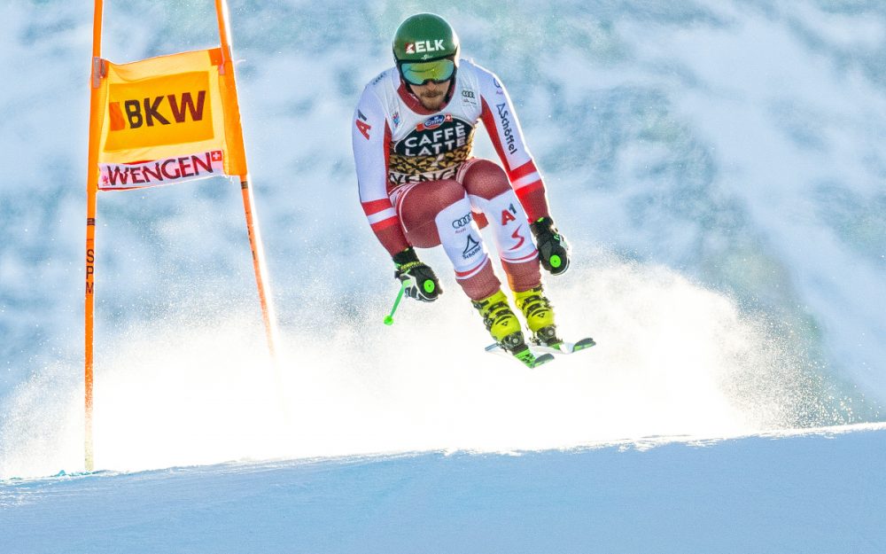 Max Franz auf dem Weg zur Trainingsbestzeit. – Foto: GEPA pictures