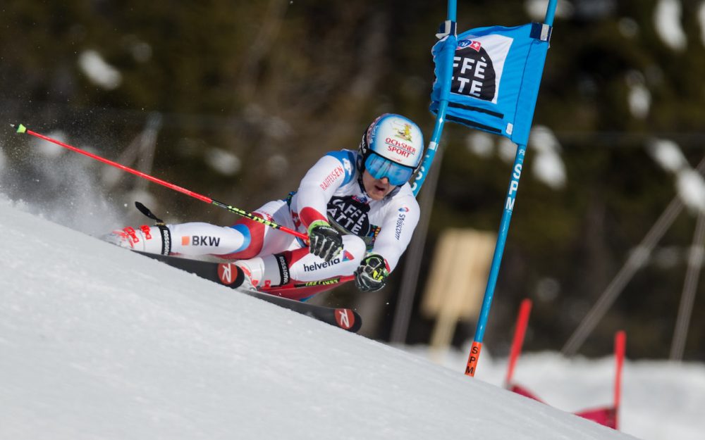 Loic Meillard – nach dem Ausfall von Justin Murisier die Schweizer Hoffnung Nummer 1. – Foto: GEPA pictures. 