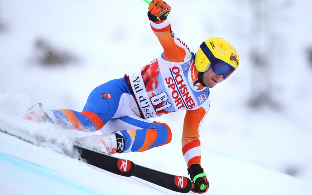 „Monsterprogramm“ am Mt Hutt – ein Tag, sechs Rennen Maarten Meiners, hier beim Rennen in Val d'Isere, setzte sich in allen drei Rennen des heutigen Tages durch. – Foto: GEPA pictures