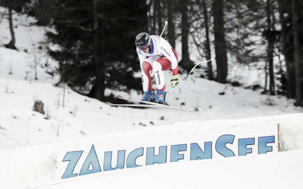 In Zauchensee noch zwei Mal ausserhalb der Punkte, in Zinal ganz an der Spitze: Josua Mettler. – Foto: GEPA pictures
