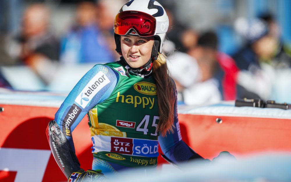Marte Monsen gewinnt ihr erstes Europacup-Rennen Marte Monsen. – Foto: GEPA pictures