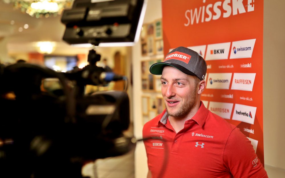 Justin Murisier vor dem Saisonstart 2017/18 in Sölden. – Foto: GEPA pictures