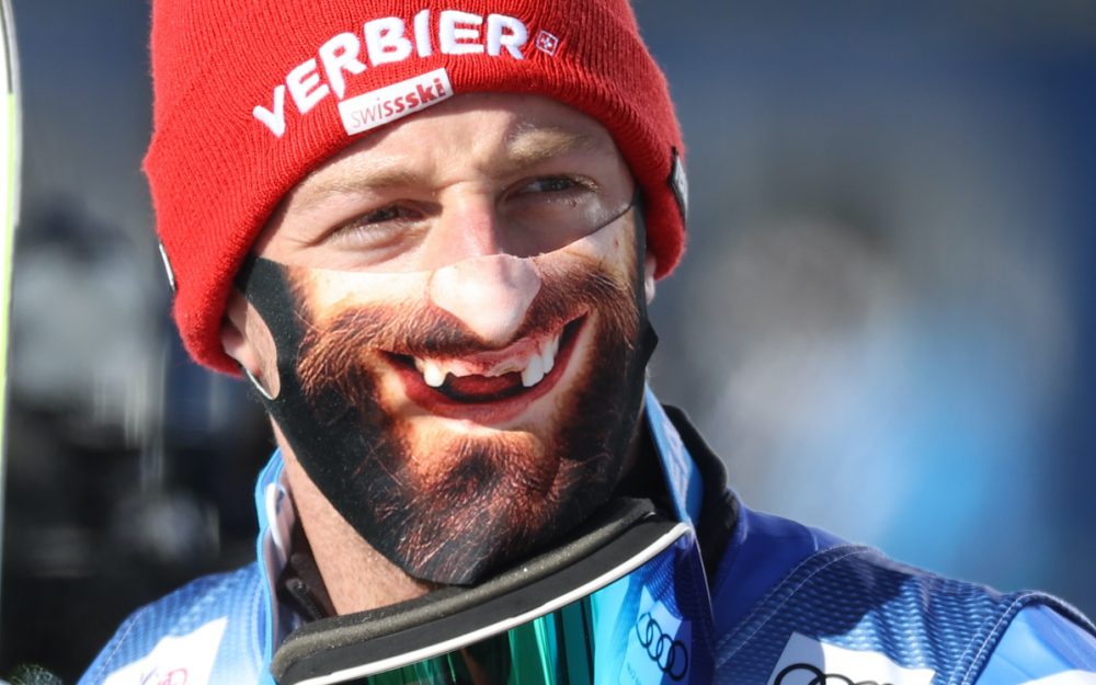Drei Schweizer Ski-Stars mit positiven Corona-Tests Justin Murisiers Maske hat nicht geholfen: auch er ist positiv getestet worden. – Foto: GEPA pictures