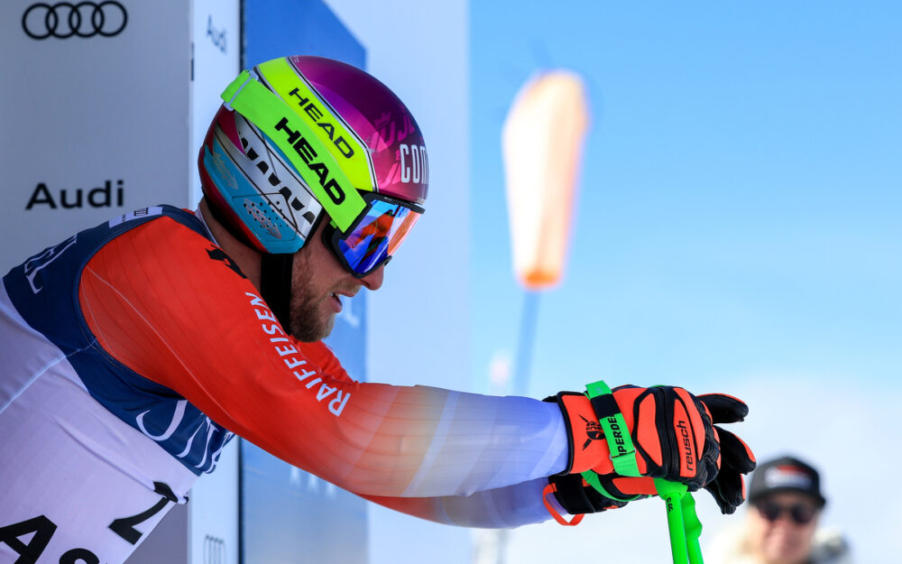 Gerangel um die 11 Zermatt-Startplätze von Swiss Ski Justin Murisier beim Start. – Foto: GEPA pictures