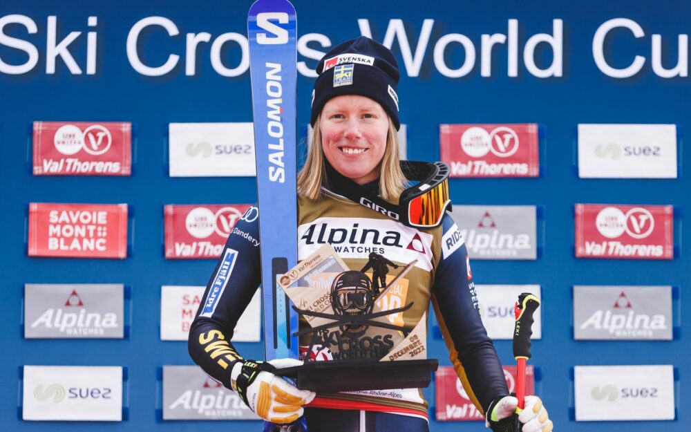Sandra Naeslund gewinnt auch das zweite Weltcup-Rennen in Val Thorens. – Foto: GEPA pictures