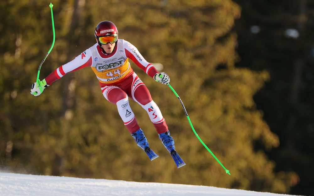 Ausfall im ÖSV-Speed-Team der Männer Christopher Neumayer muss die Saison aus Verletzungsgründen vorzeitig beenden. – Foto: GEPA pictures