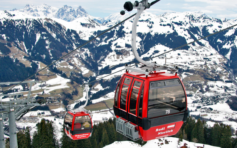 Erinnerungen an einen Grossen: Rudi Nierlichs Gondel am Hahnenkamm in Kitzbühel. – Foto: GEPA pictures