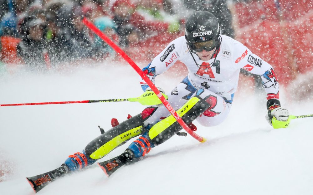 Clement Noel gewinnt nach Wengen auch den Slalom von Kitzbühel. – Foto: GEPA pictures